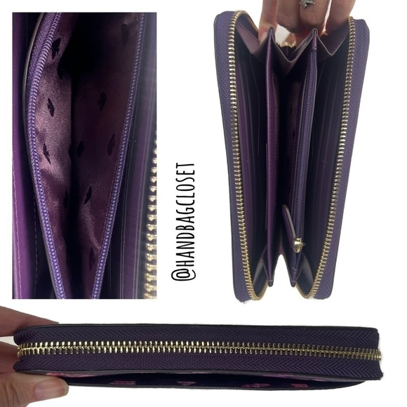 Kate Spade Candy Wrapper Wrappings Wallet Staci Leather Continental NWT - Picture 5 of 7